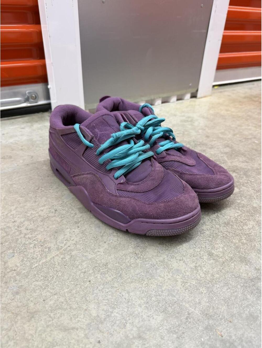 nike air jordan 4 rm grimace purple basketball shoes size 13 MENS